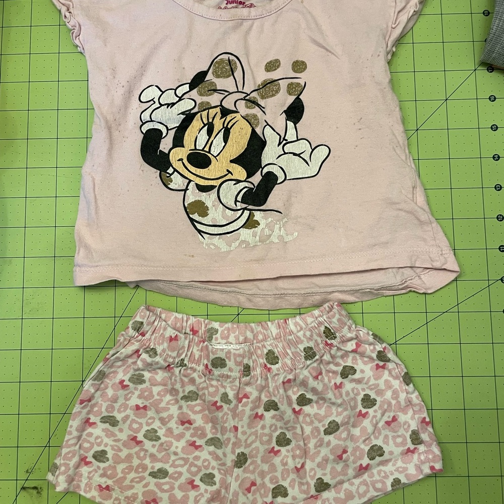 Disney Minnie Mouse Light Pink Pajama Set